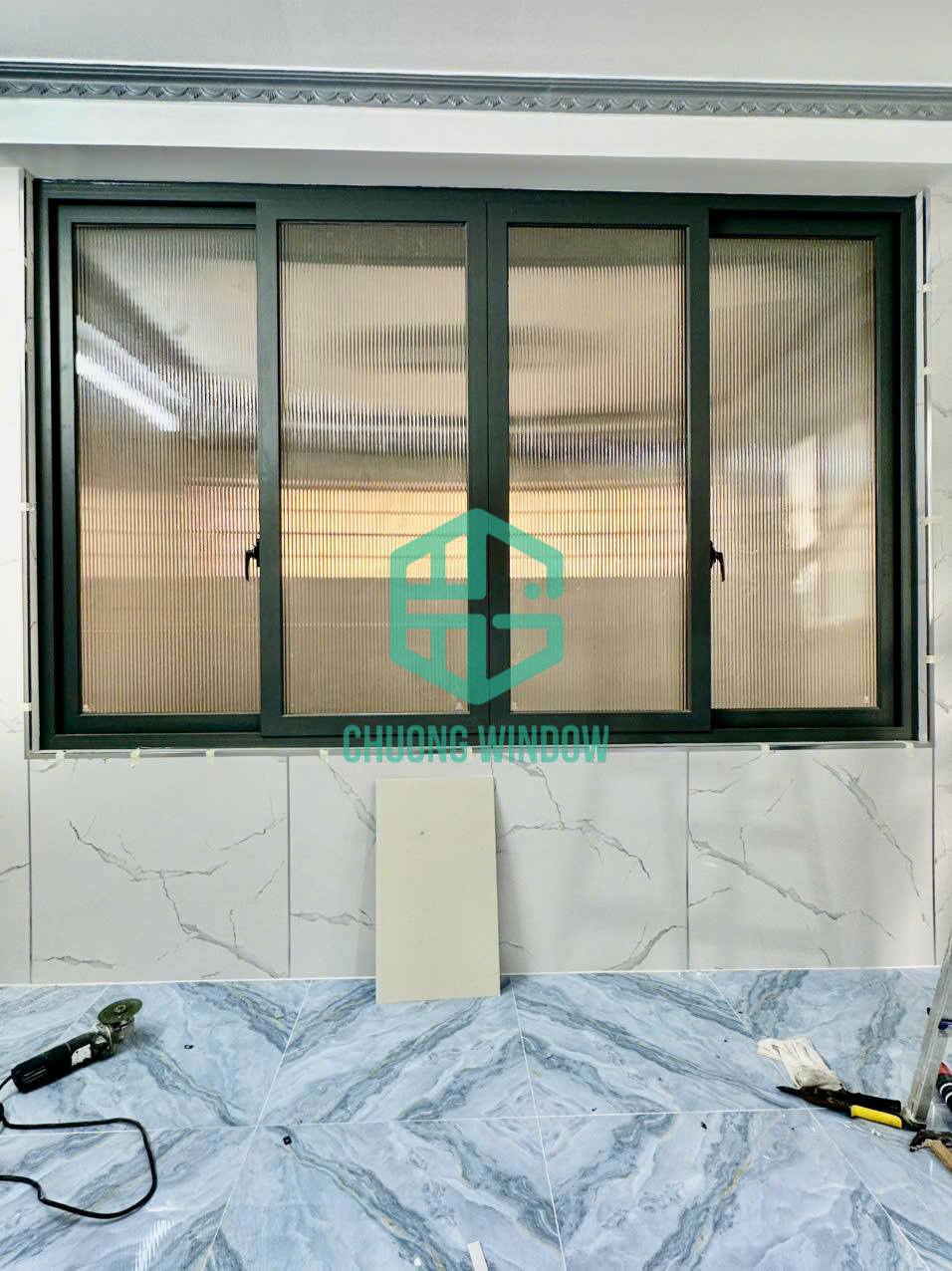 Cửa sổ nhôm Xingfa kính cường lực 8(mm)-Mẫu 02