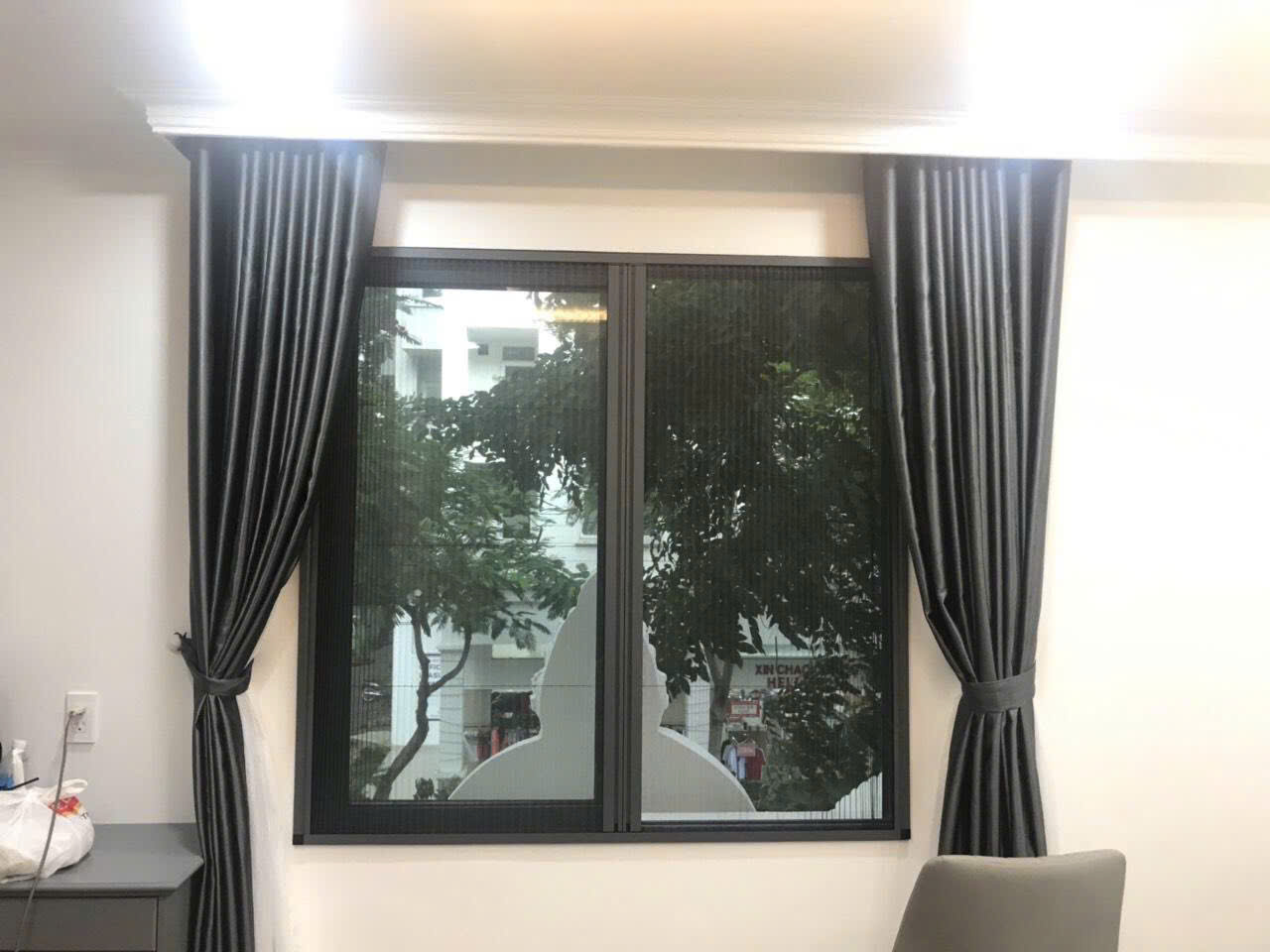 Cửa sổ nhôm Xingfa cánh kính-Mẫu 2 cánh trượt